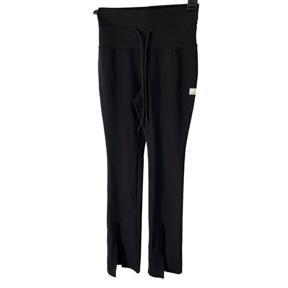 Vuori Womens XS Black High-Waisted Split Hem Leggings - Picture 1 of 10